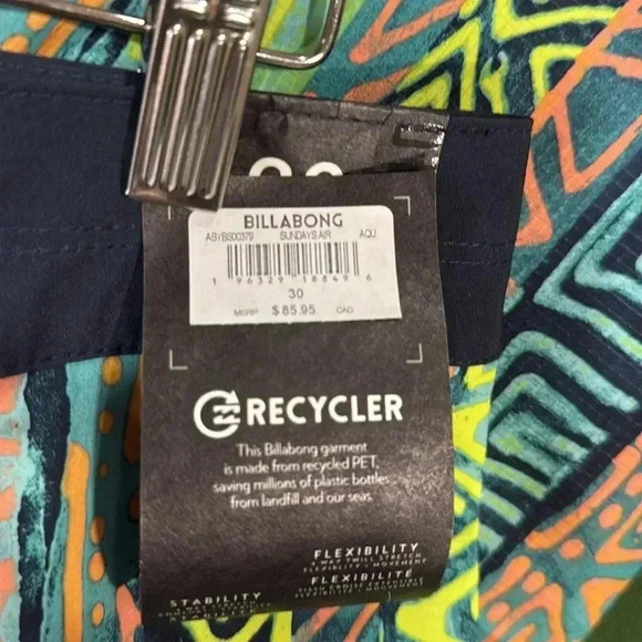 Billabong Sundays Airlite Boardshort - Aqua - Sizes 30, 32, 34 - Picture 5 of 5